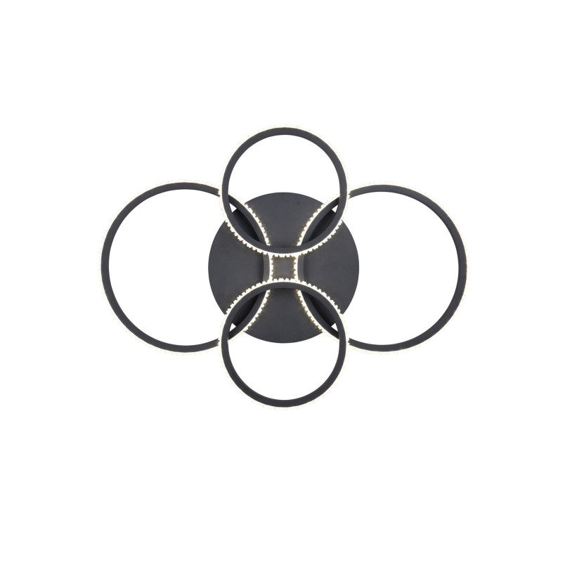 Plafon LED Cires czarny Reality | Nowoczesny design