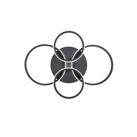 Plafon LED Cires czarny Reality | Nowoczesny design
