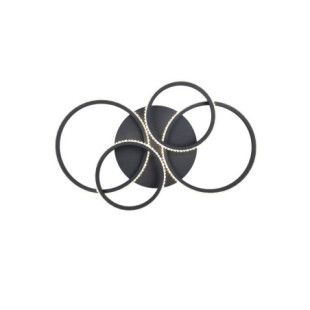 Plafon LED Cires czarny Reality | Nowoczesny design