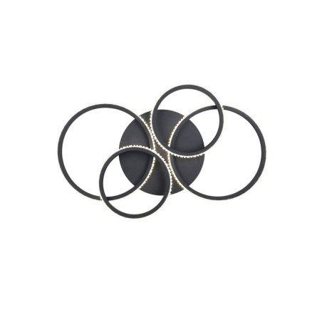 Plafon LED Cires czarny Reality | Nowoczesny design