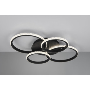 Plafon LED Cires czarny Reality | Nowoczesny design
