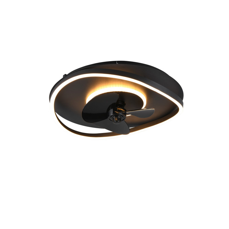 Plafon Sortland LED z pilotem i wiatrakiem | Reality