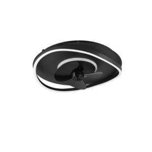 Plafon Sortland LED z pilotem i wiatrakiem | Reality