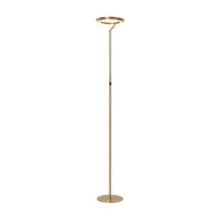 Lampa podłogowa z dotykowym ściemniaczem Celeste LED 174cm matowe złoto / mosiądz Lucide