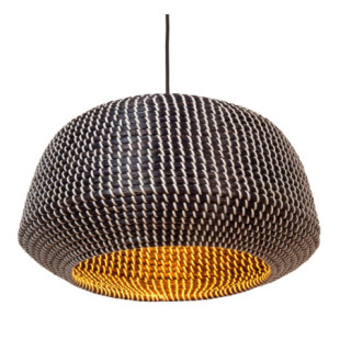 Lampa Wisząca Maduka | Trawa Morska, Czarna | Lucide