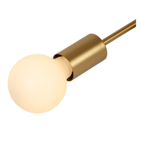 Lampa Sufitowa Lester IV Lucide | Złoty Mosiądz | Sklep z Lampami