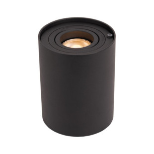 Lampa stołowa minimalistyczna Tube LED 9,6cm H12,5cm czarna Lucide