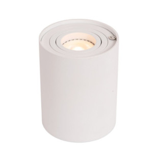 Lampa stołowa minimalistyczna Tube LED 9,6cm H12,5cm biała Lucide