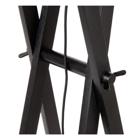 Lampa podłogowa Trafalgar Lucide | Beżowa, drewno, 157cm