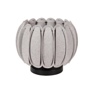 Lampa stołowa Spencer szara Lucide | Filcowa, nowoczesna