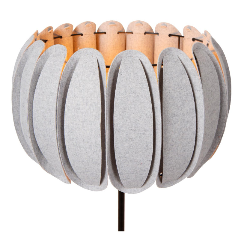 Lampa podłogowa Spencer szara Lucide | Nowoczesny design