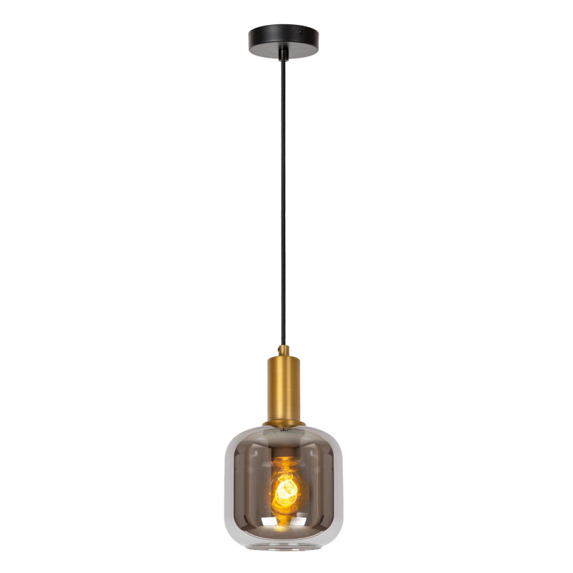 Lampa wisząca Joanet Lucide | Szkło dymione, E27 - Kup teraz!