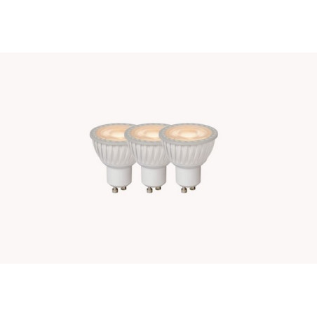 Żarówki LED GU10 Lucide 3x 5W - Ciepłe Światło, Nowoczesny Design