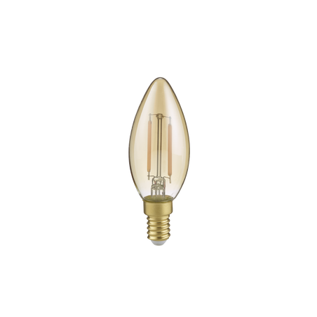 Żarówka LED E14 Trio 2W Bursztynowa | Ciepłe Światło