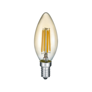 Żarówka LED Trio E14 4W, bursztynowa - Stwórz ciepły klimat!