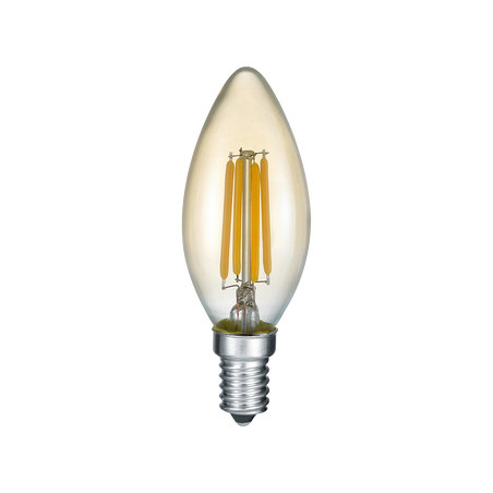 Żarówka LED Trio E14 4W, bursztynowa - Stwórz ciepły klimat!