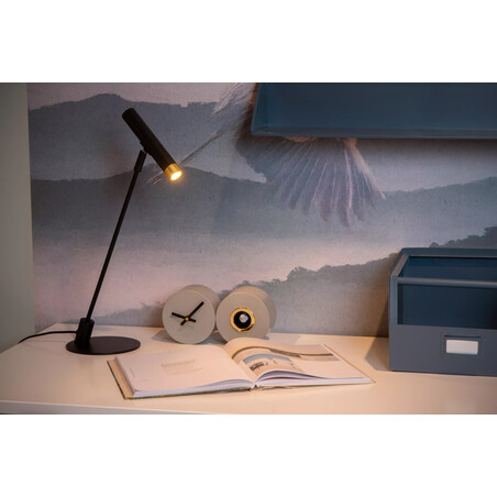 Lampa biurkowa LED Lucide Alec - Regulacja światła, czarny
