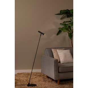Lampa podłogowa ze ściemniaczem minimalistyczna Alec LED 2700K czarna Lucide