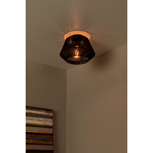 Plafon sznurkowy Jessica 30cm czarny Lucide - Elegancki design