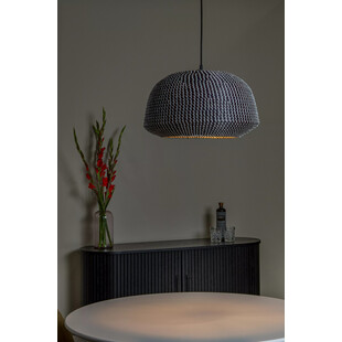 Lampa Wisząca Maduka | Trawa Morska, Czarna | Lucide