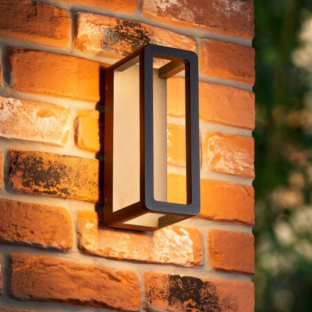 Kinkiet Narvik LED czarny | Nowoczesne oświetlenie Lucide