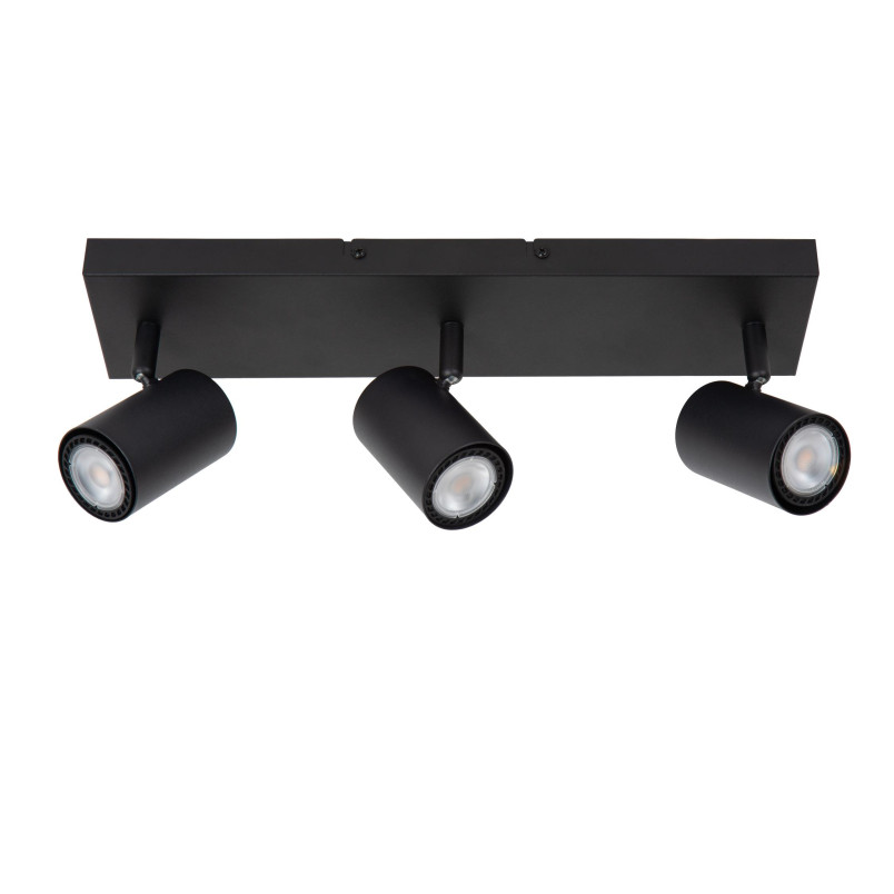 Lampa sufitowa Amigo | 3 reflektory | Lucide | Czarna