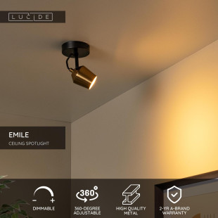 Reflektor sufitowy Lucide Emile - Modern Design