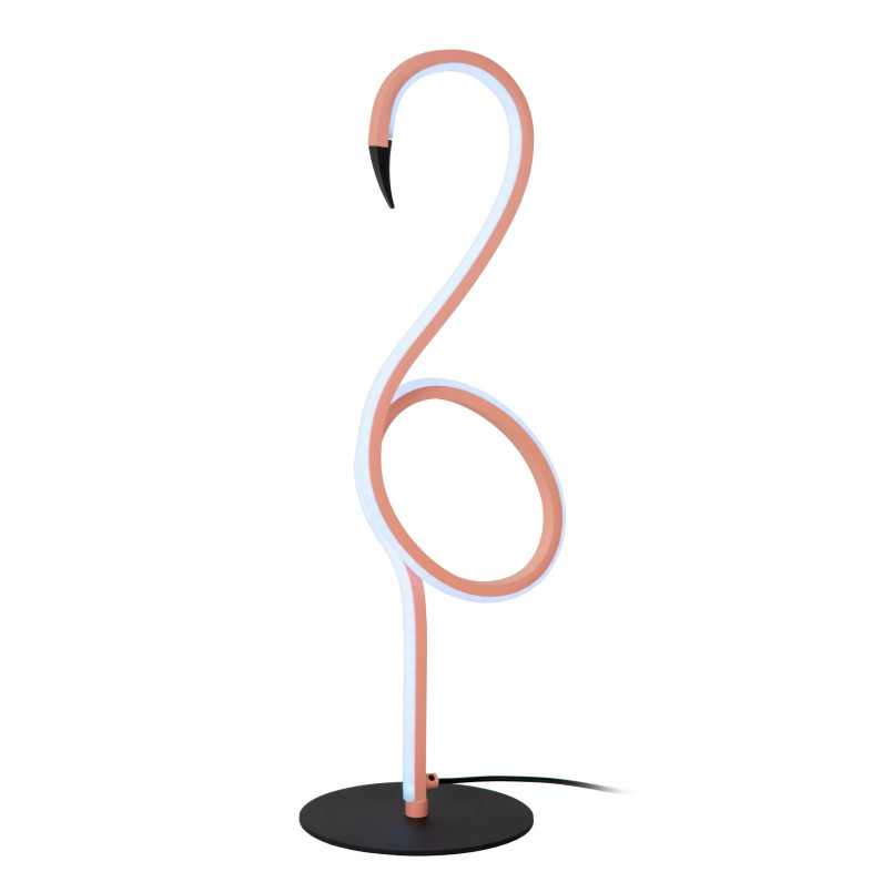 Lampa Flamingo Lucide - Różowa, LED, dla Dziewczynki