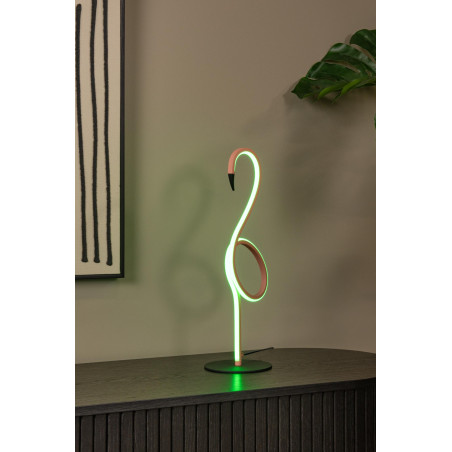 Lampa Flamingo Lucide - Różowa, LED, dla Dziewczynki