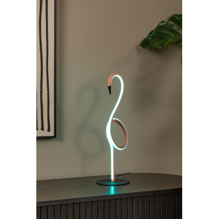 Lampa Flamingo Lucide - Różowa, LED, dla Dziewczynki