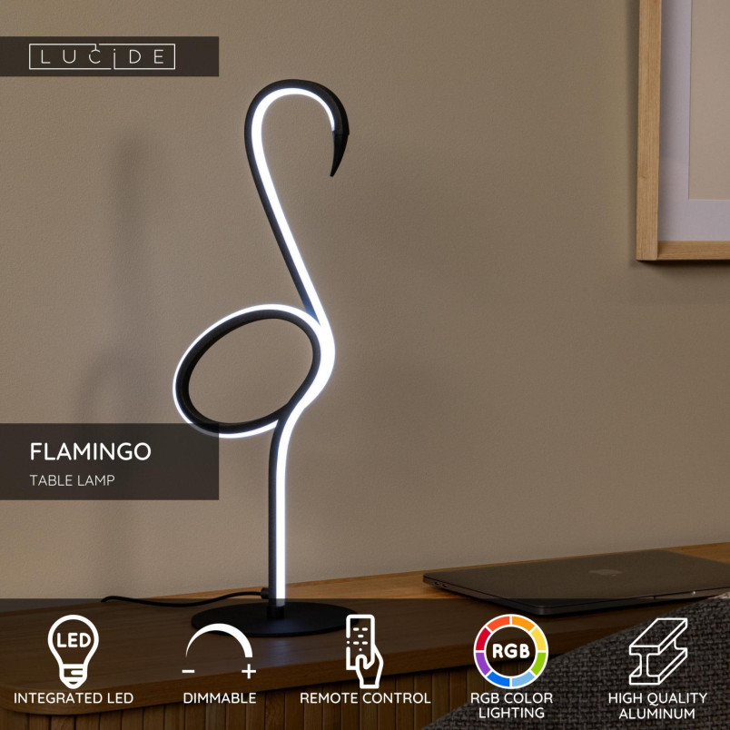 Lampa Flamingo LED Lucide | Lampa dla dziecka na stolik