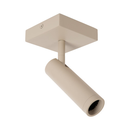 Reflektor sufitowy Grado taupe Lucide | Minimalistyczny design