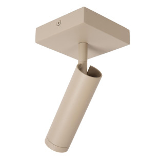 Reflektor sufitowy Grado taupe Lucide | Minimalistyczny design