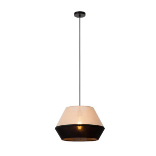 Lampa wisząca Kala | Beżowo-czarna | Lucide