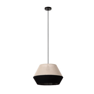 Lampa wisząca Kala | Beżowo-czarna | Lucide