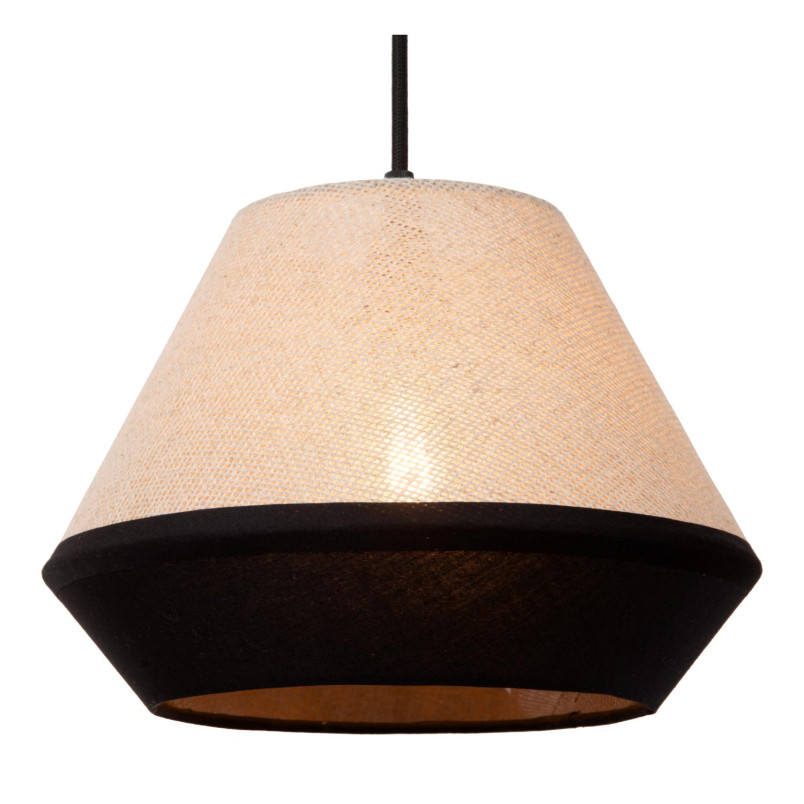 Lampa wisząca Kala | 4 punkty, beżowo-czarna | Lucide