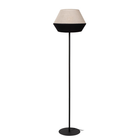 Lampa podłogowa Kala Lucide | Beżowo-czarna, 155cm