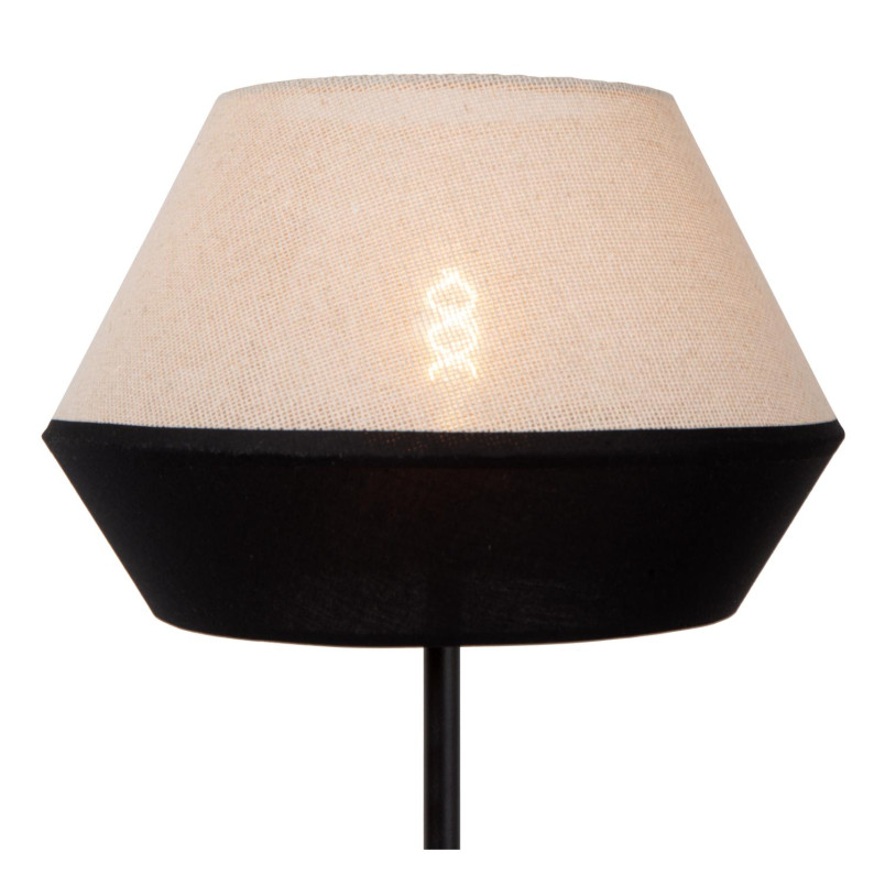 Lampa podłogowa Kala Lucide | Beżowo-czarna, 155cm