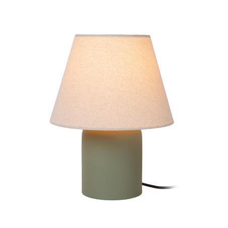 Lampa stołowa Macia Lucide: Zielono-kremowa elegancja | Lucide