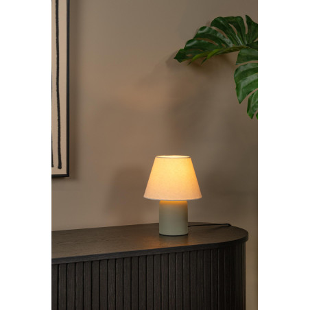 Lampa stołowa Macia Lucide: Zielono-kremowa elegancja | Lucide