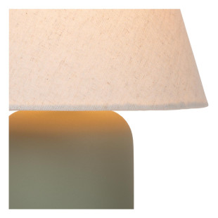 Lampa stołowa Macia Lucide: Zielono-kremowa elegancja | Lucide