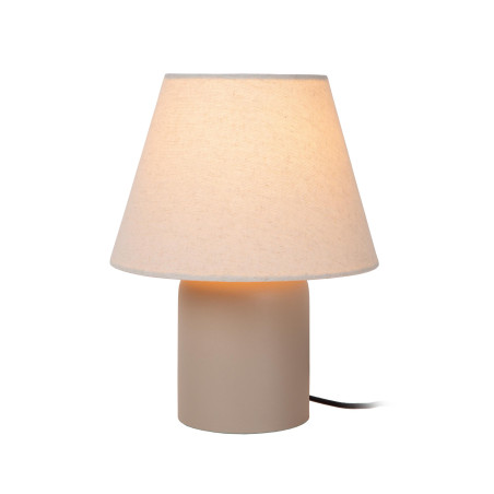 Lampa Ceramiczna Macia Kremowa Lucide | Styl Japandi