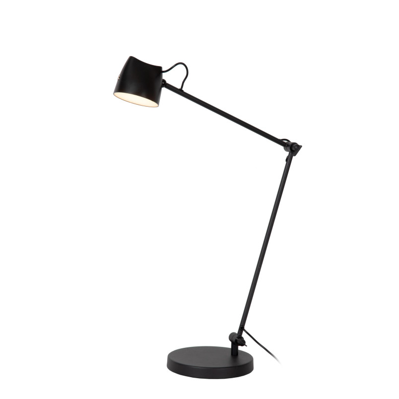 Lampa biurkowa LED Milne Lucide | Ściemniacz, Czarna