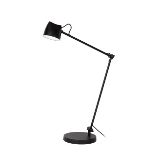 Lampa biurkowa LED Milne Lucide | Ściemniacz, Czarna