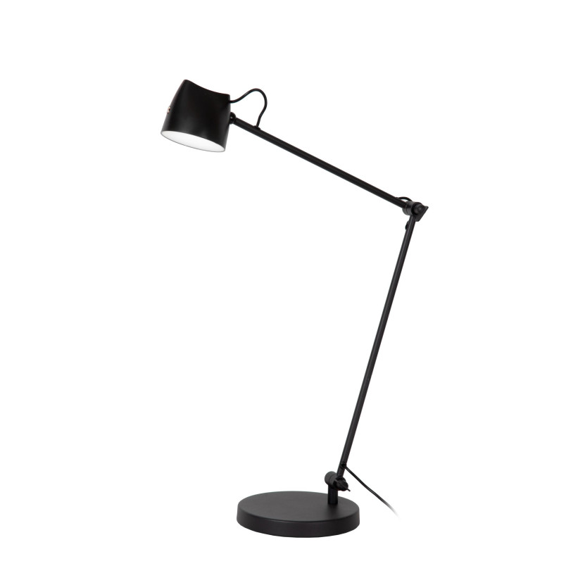 Lampa biurkowa LED Milne Lucide | Ściemniacz, Czarna