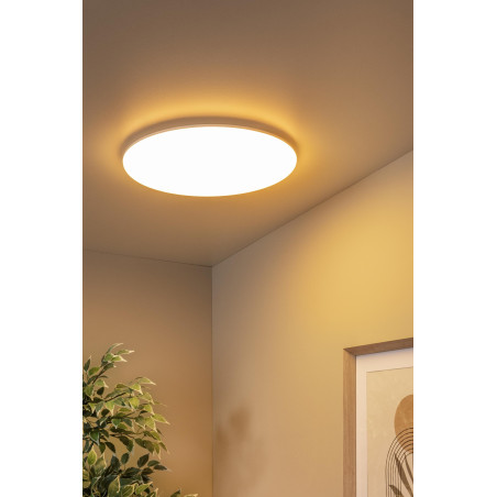 Plafon LED Lucide Olson - 45cm, Biały, Reg. Barwa