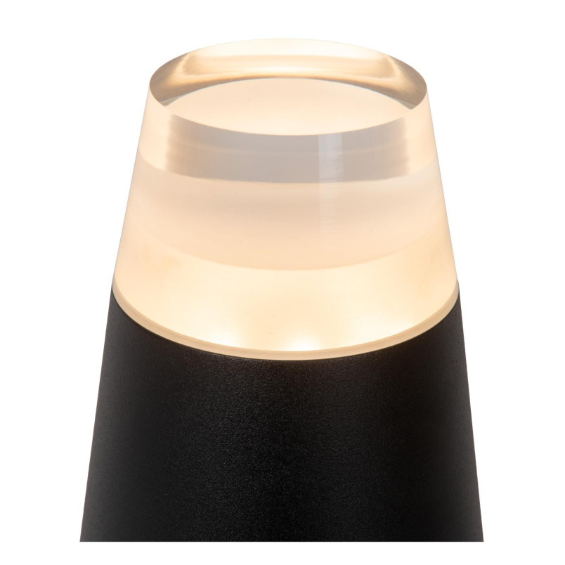 Lampa ogrodowa Lucide Opus LED czarna - nowoczesne oświetlenie