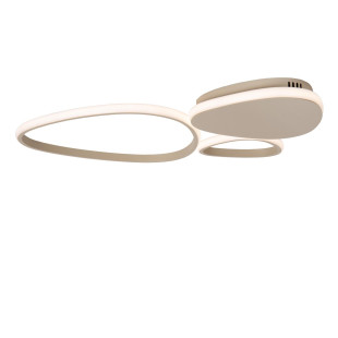 Plafon LED Samling Lucide | Ściemniacz, 2700K-4000K, Taupe