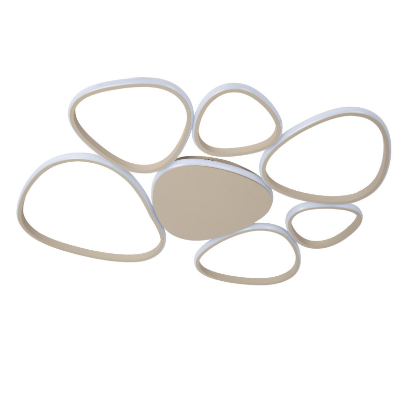 Plafon LED Samling Lucide | Ściemniacz, 90cm, Taupe