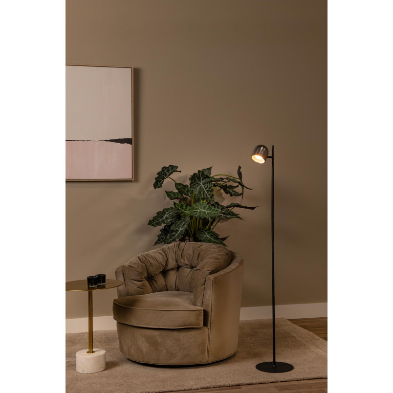 Lampa podłogowa Lucide Skanska Rech - Regulacja, LED, Czarny